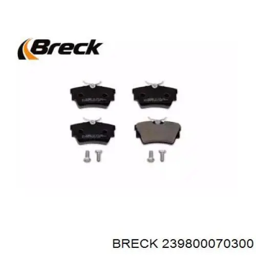 23980 00 703 00 Breck pastillas de freno traseras