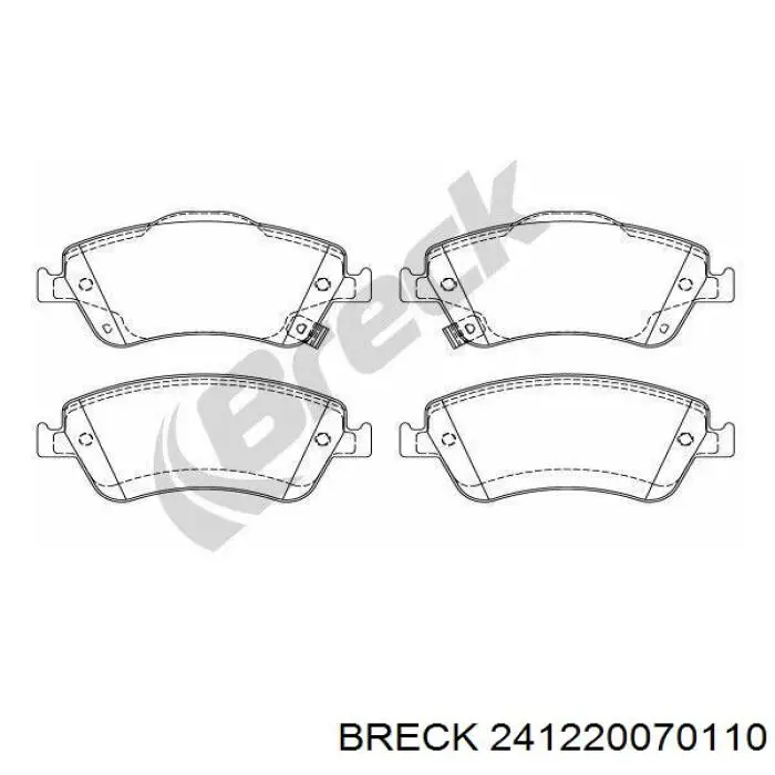 Pastillas de freno delanteras Toyota Corolla E12