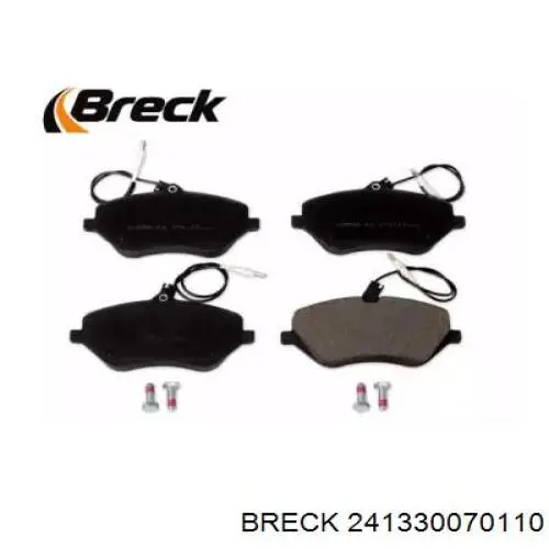 241330070110 Breck pastillas de freno delanteras