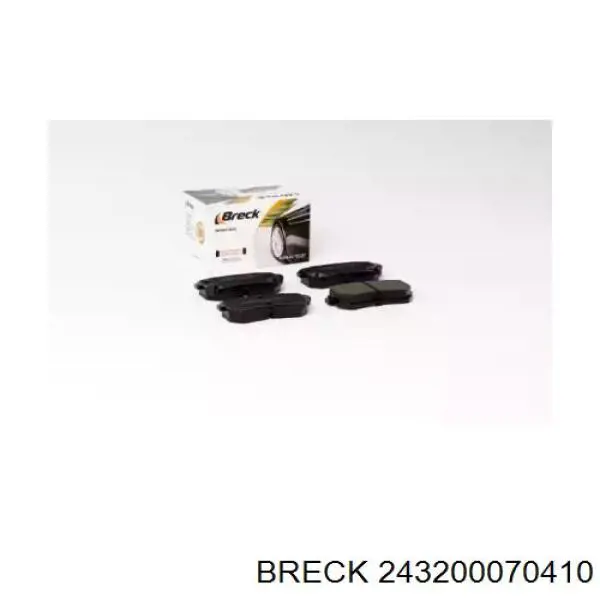 24320 00 704 10 Breck pastillas de freno traseras