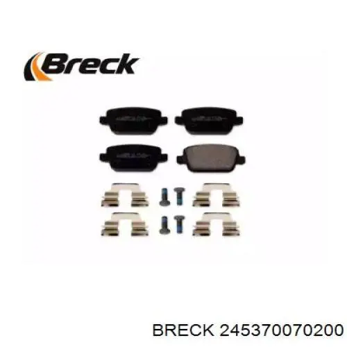 24537 00 702 00 Breck pastillas de freno traseras