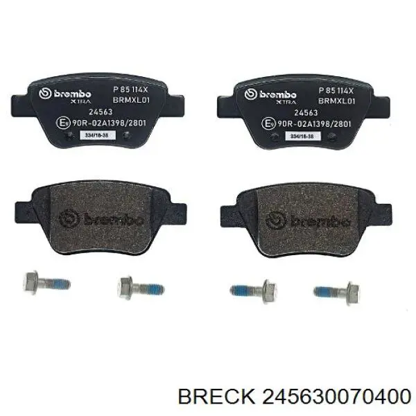 Pastillas de freno traseras Volkswagen Jetta 6 162, 163, AV3, AV2, AY2, AY3