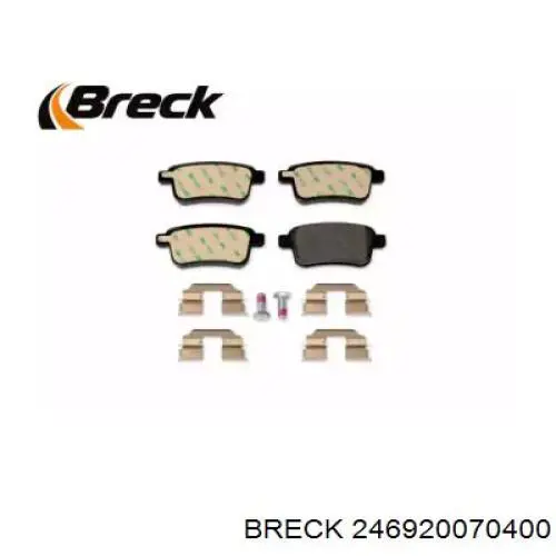 24692 00 704 00 Breck pastillas de freno traseras