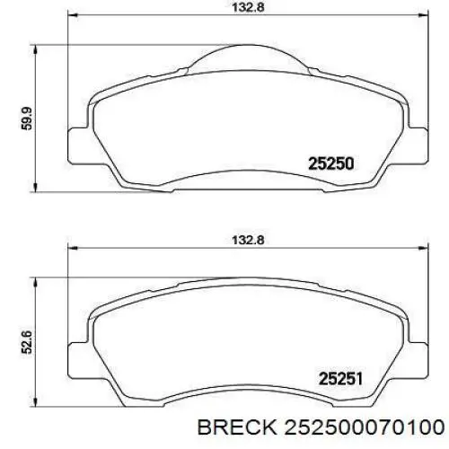Pastillas de freno delanteras Citroen C4