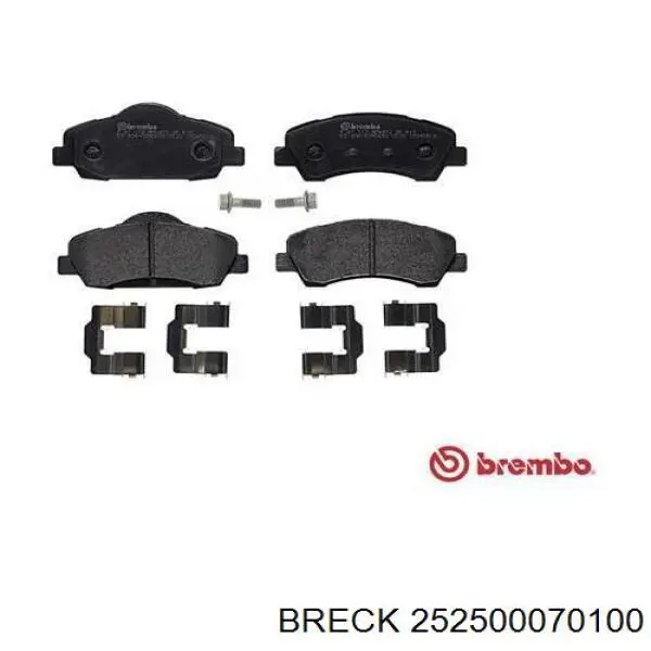 Pastillas de freno delanteras Citroen C4