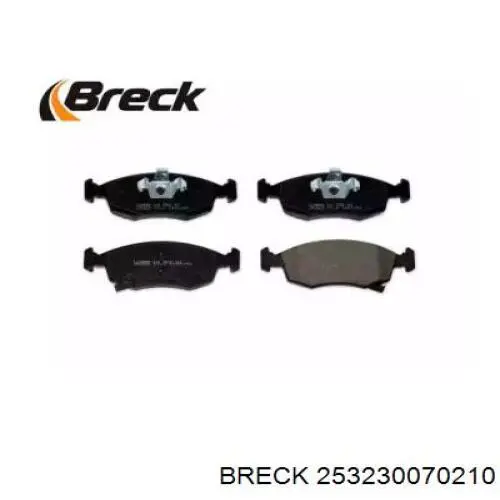 253230070210 Breck pastillas de freno delanteras