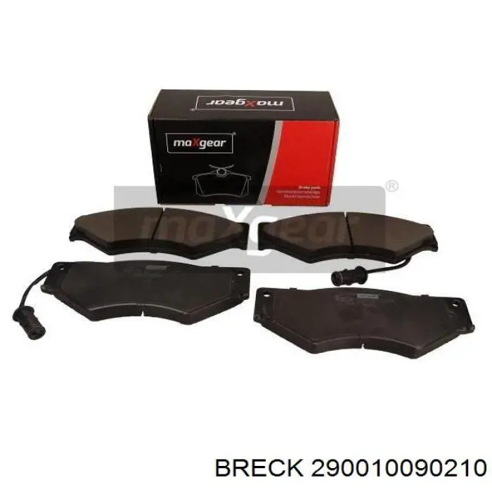 Pastillas de freno 290010090210 Breck