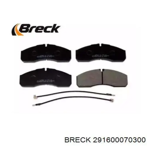 29160 00 703 00 Breck pastillas de freno delanteras