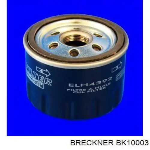 Filtro de aceite Renault Megane 1 LA0, LA1