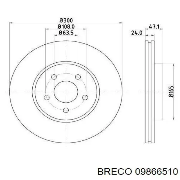 Freno de disco delantero Jaguar X-type CF1