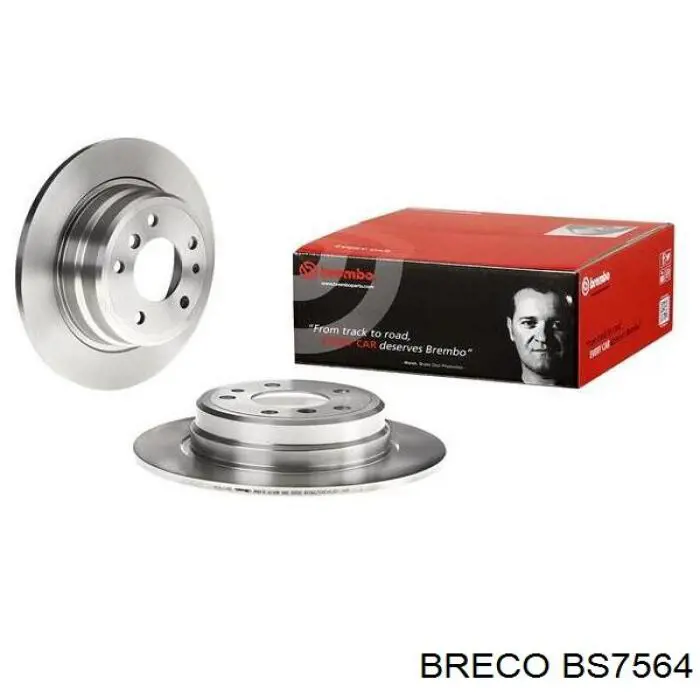 Disco de freno trasero BMW 5 E34