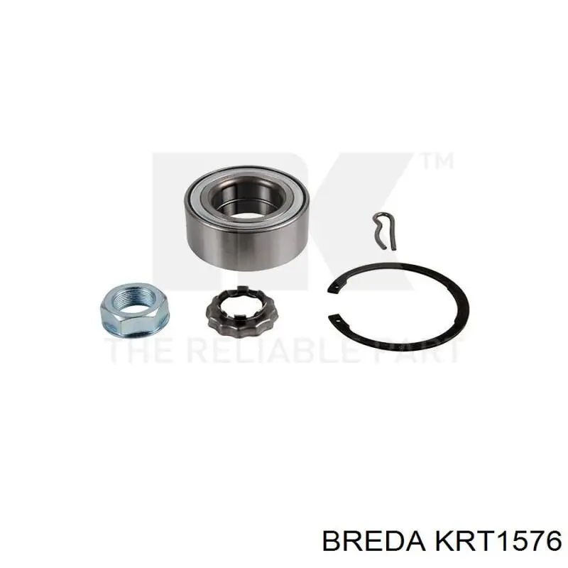 Cojinete de rueda delantero Breda KRT1576 precio, desde 21,76 EUR