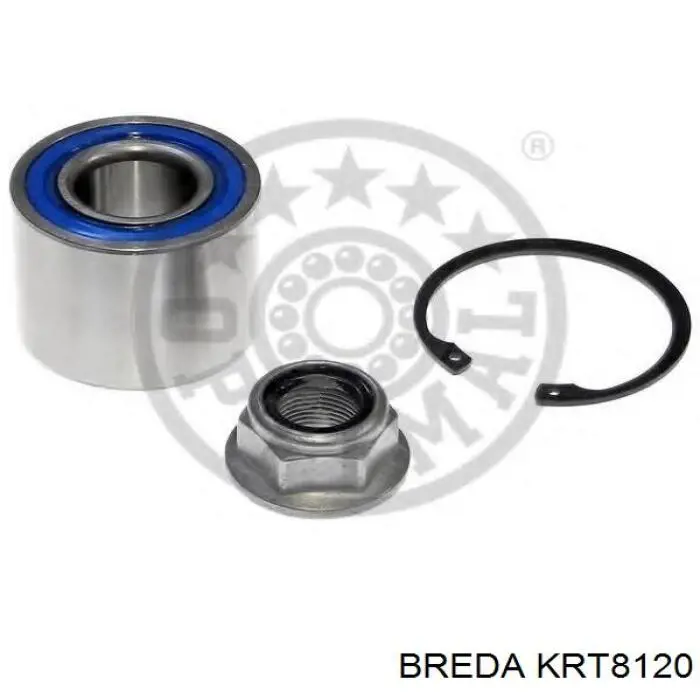 KRT8120 Breda cojinete de rueda trasero