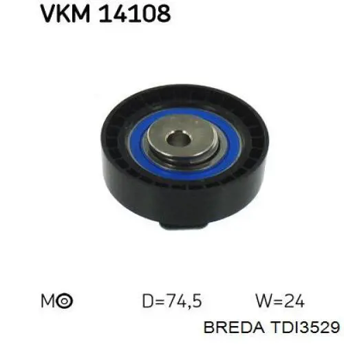Tensor correa distribución TDI3529 Breda