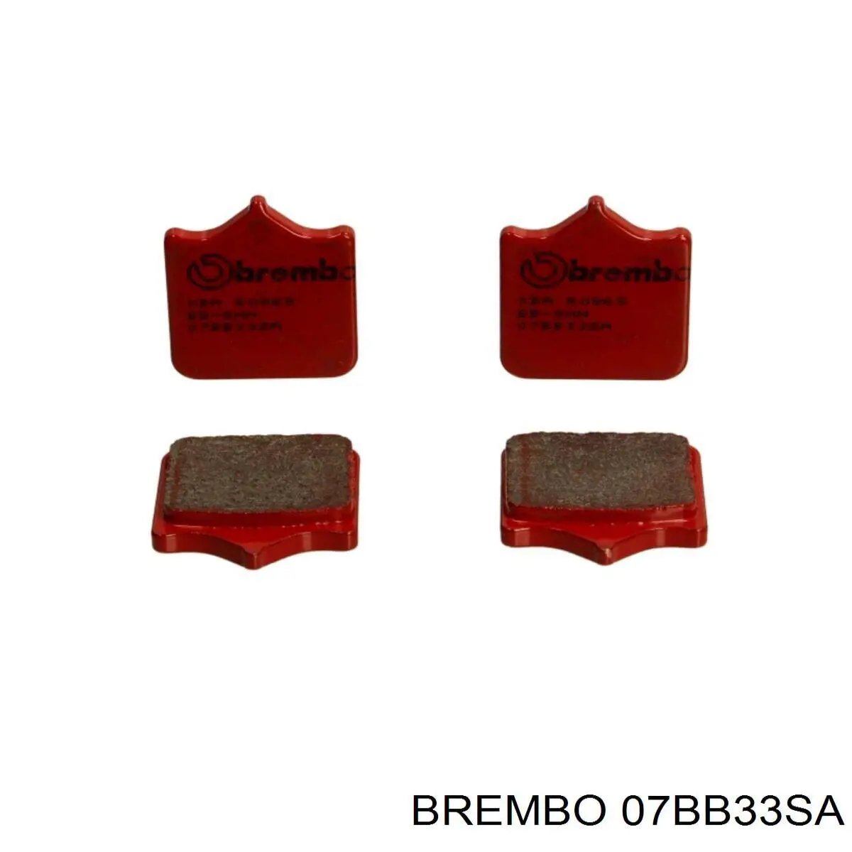 07BB33SA Brembo pastillas de freno delanteras