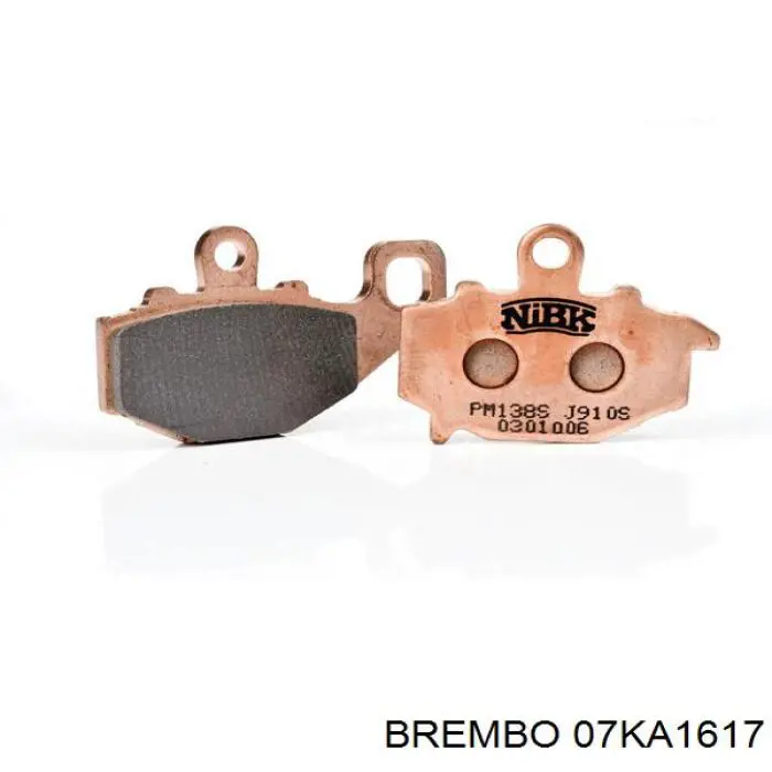 Pastillas de freno traseras 07KA16SP Brembo