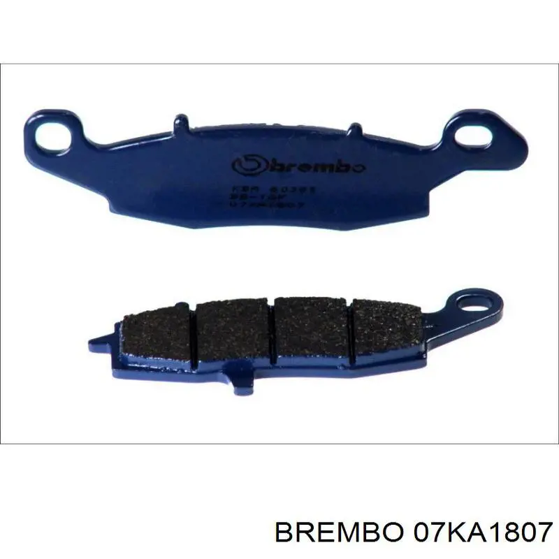 07KA1807 Brembo pastillas de freno delanteras