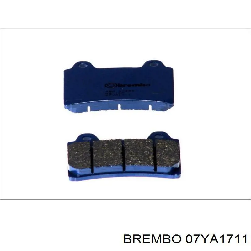 07YA1711 Brembo pastillas de freno delanteras