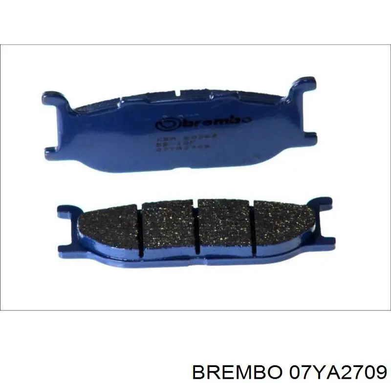 07YA2709 Brembo pastillas de freno delanteras