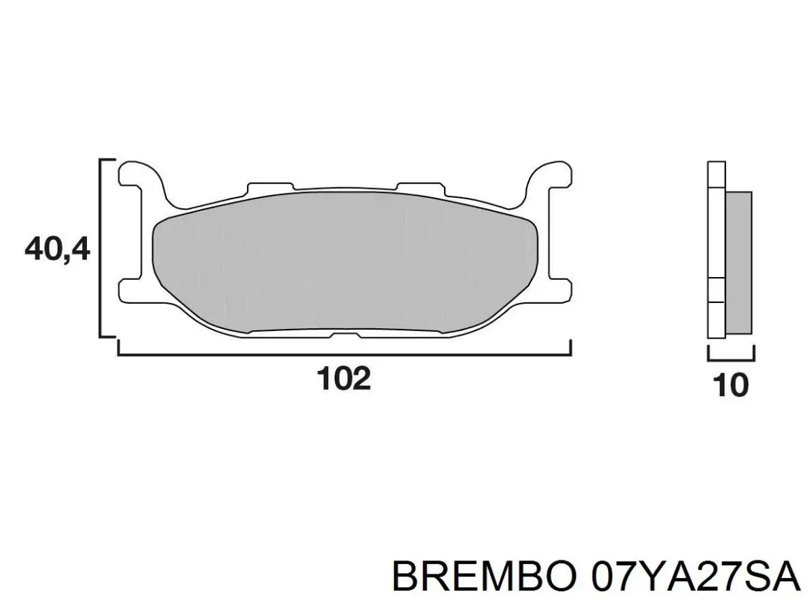 4KMW004500 Yamaha pastillas de freno delanteras