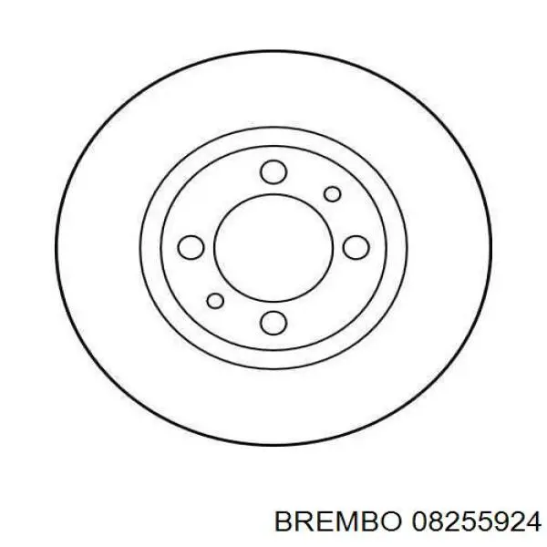 Frenos delanteros Brembo 08255924 precio, desde 38,43 EUR