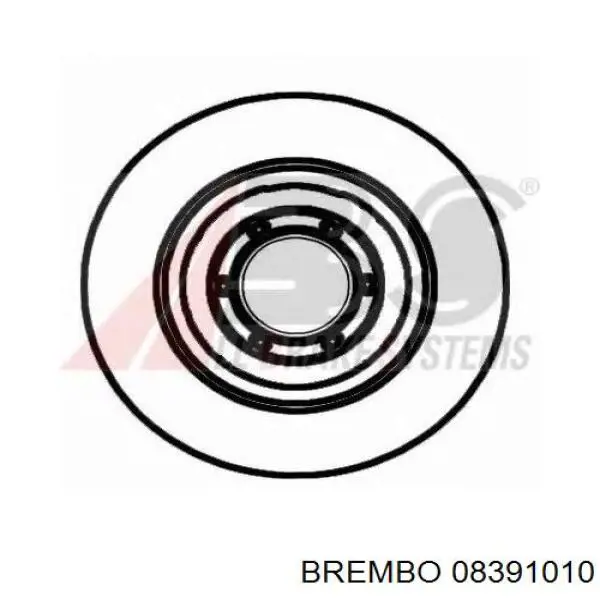 08391010 Brembo disco de freno trasero