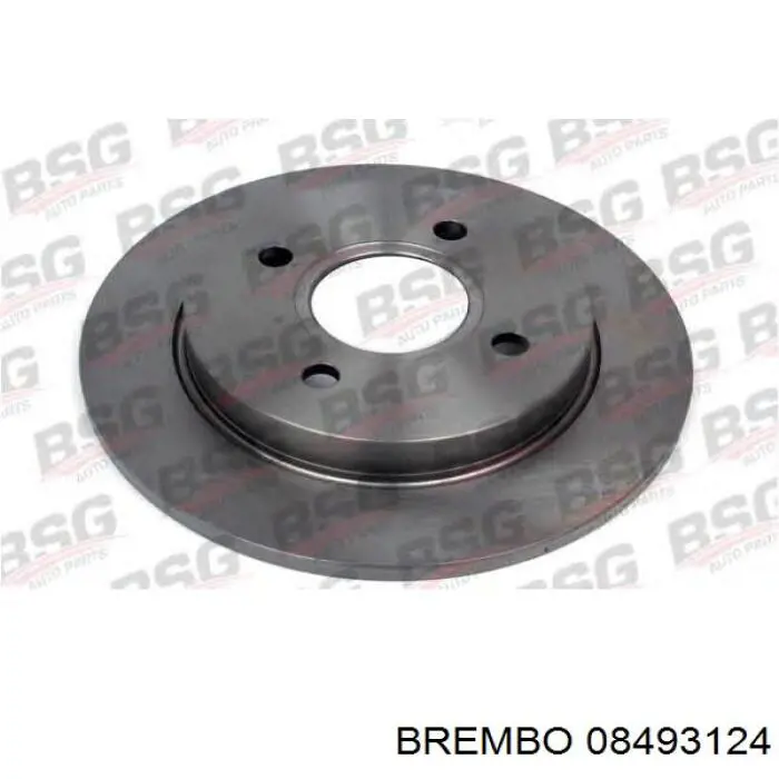 Disco de freno trasero Ford Sierra 1 GBC