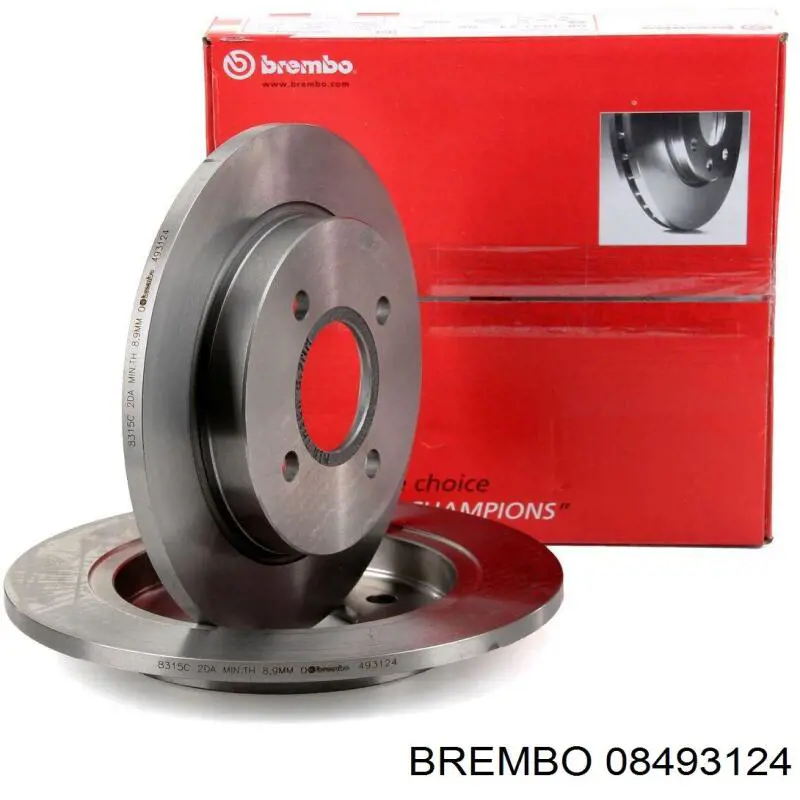 Disco de freno trasero Ford Sierra 1 GBC