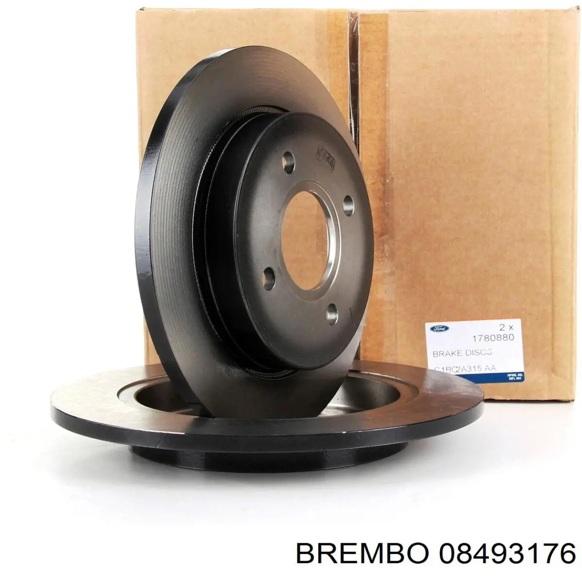 Disco de freno trasero 5022667 Ford