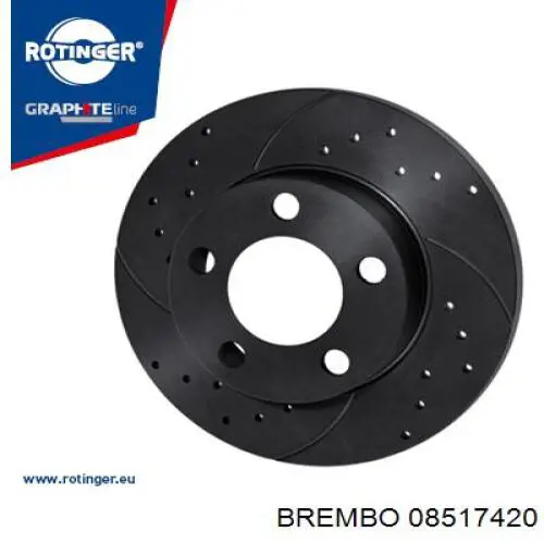 Disco de freno trasero BMW 5 E34