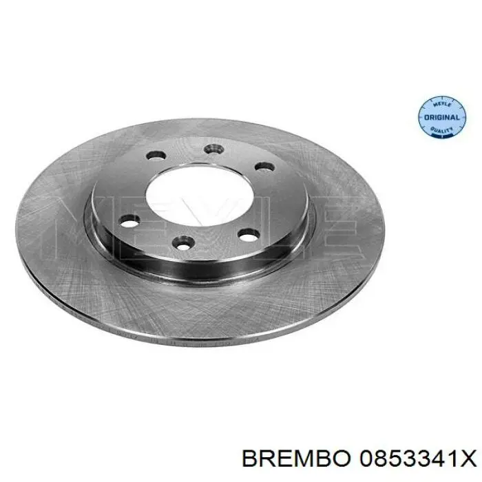 Disco de freno trasero Peugeot 206 2A/C