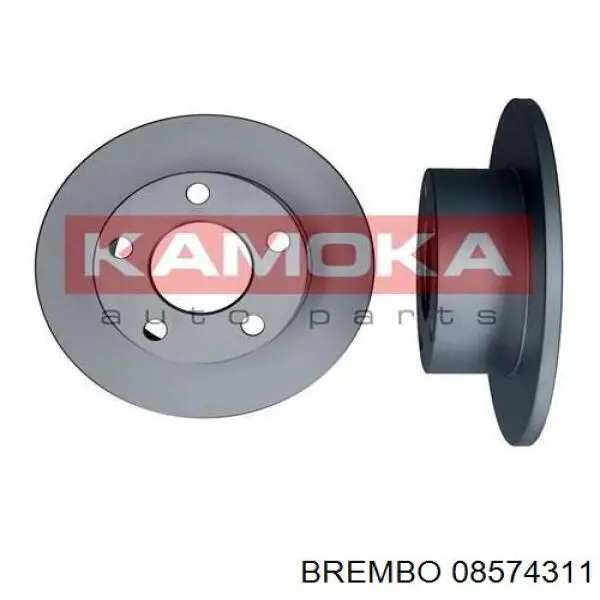 Disco de freno trasero Brembo 08574311 precio, desde 28,10 EUR