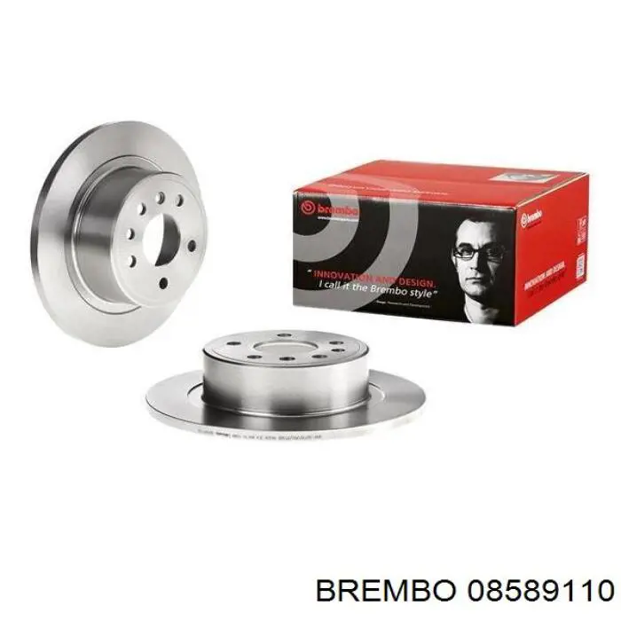 08.5891.10 Brembo disco de freno trasero