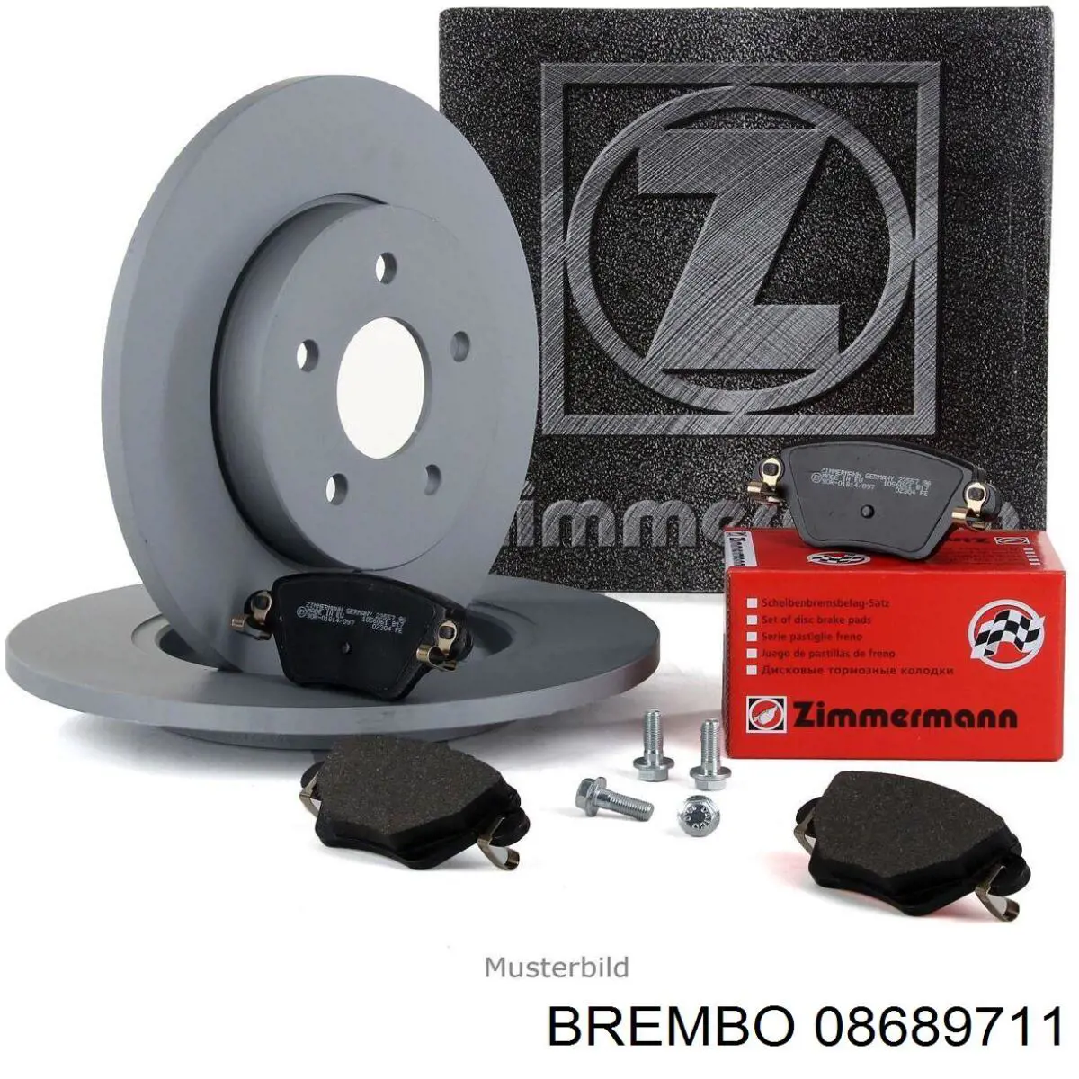 Disco de freno trasero Brembo 08689711 precio, desde 37,07 EUR