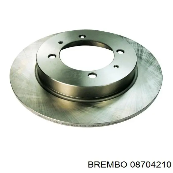 08704210 Brembo Freno de disco trasero