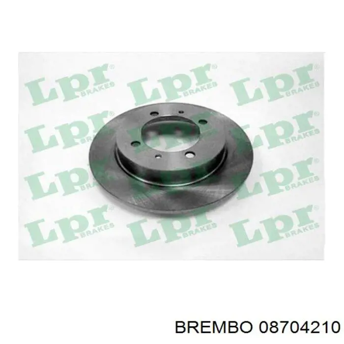 Frenos traseros Brembo 08704210