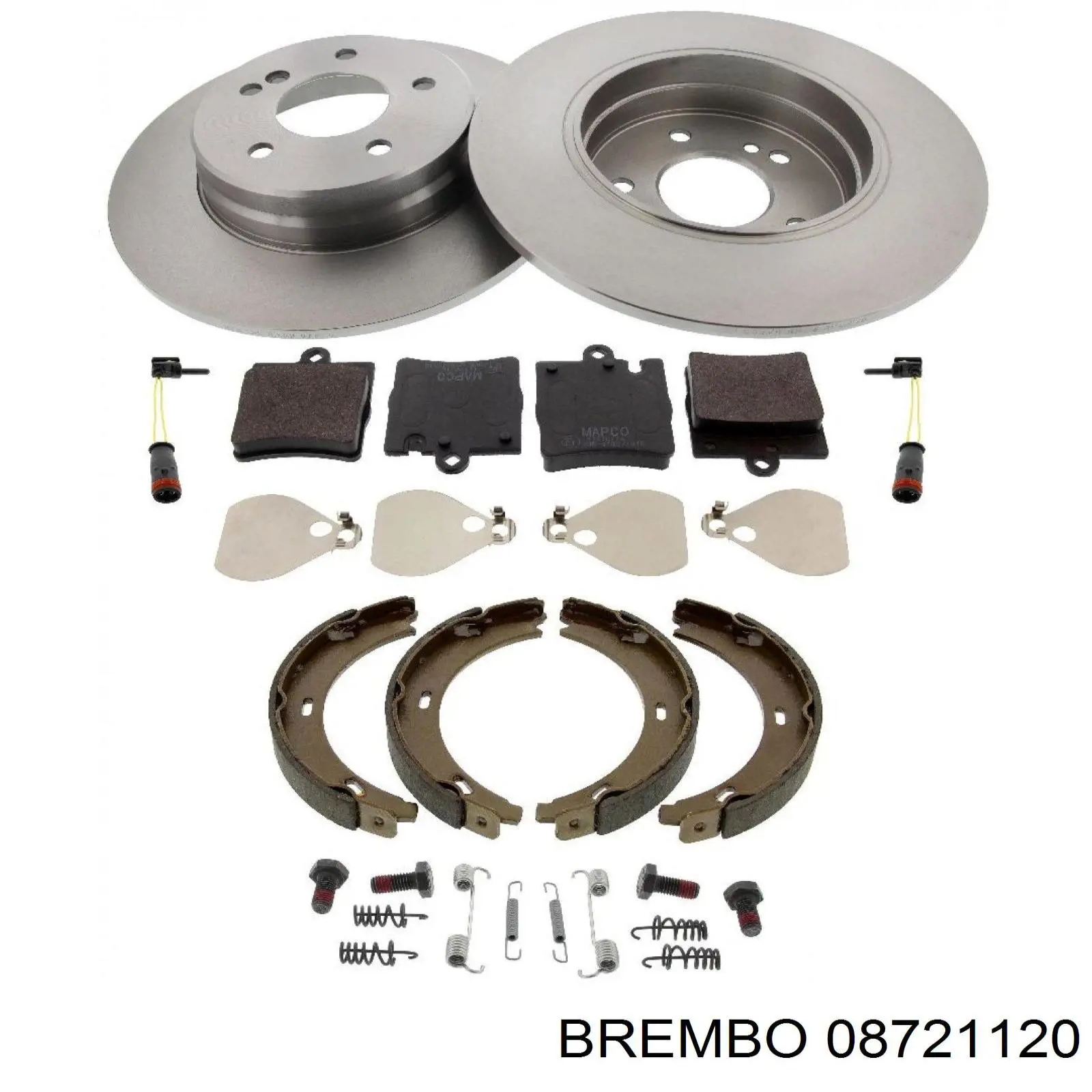 Disco de freno trasero Brembo 08721120 precio, desde 33,37 EUR