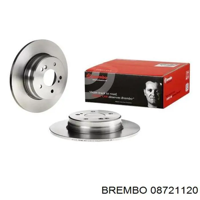 Comprar 08721120 Brembo Disco de freno trasero