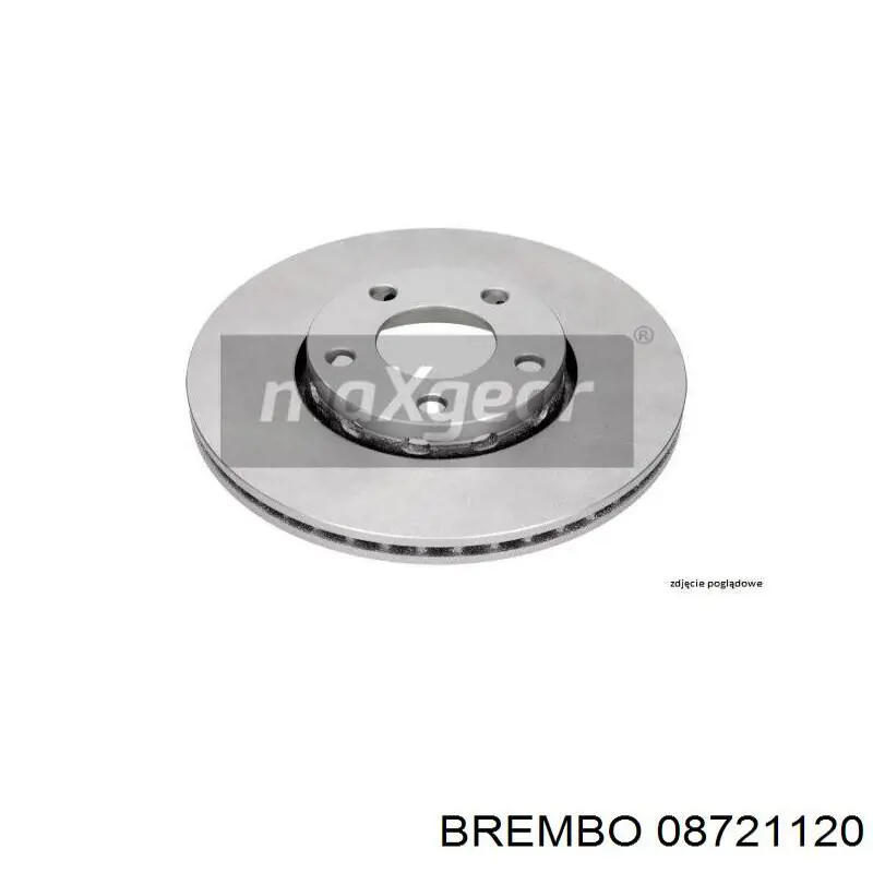08721120 Brembo Freno de disco trasero