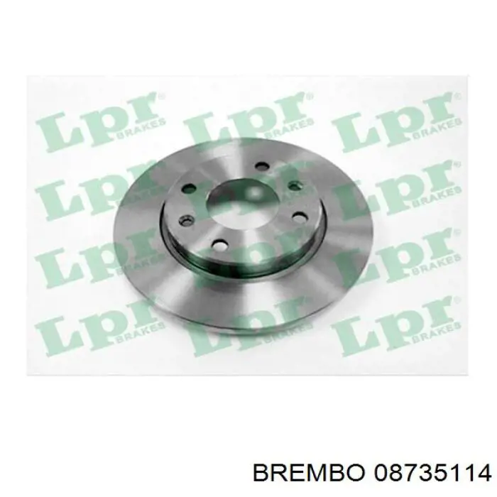 Comprar 08735114 Brembo Freno de disco delantero