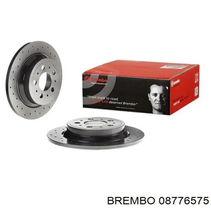 08.7765.75 Brembo disco de freno trasero