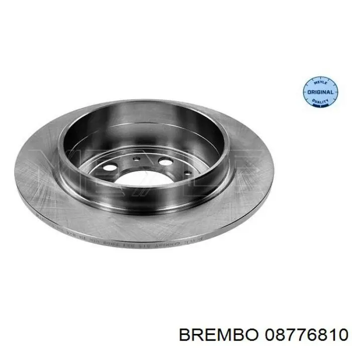 Disco de freno trasero 08776810 Brembo