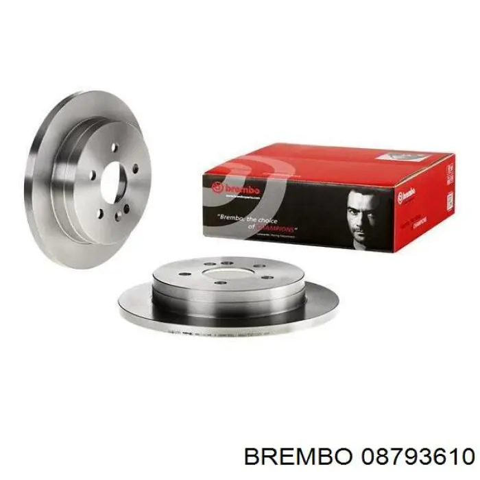 08793610 Brembo disco de freno trasero