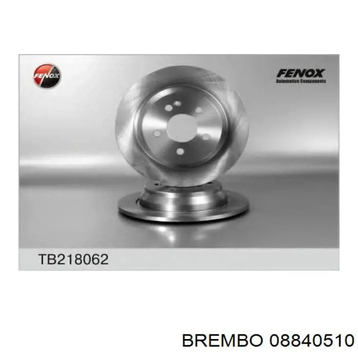 Comprar 08840510 Brembo Disco de freno trasero