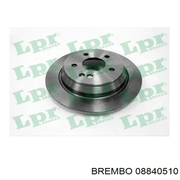 08840510 Brembo Freno de disco trasero