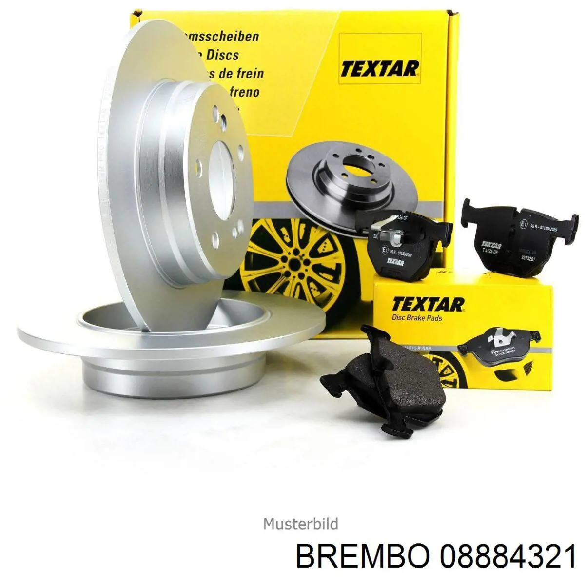 08.8843.21 Brembo disco de freno trasero