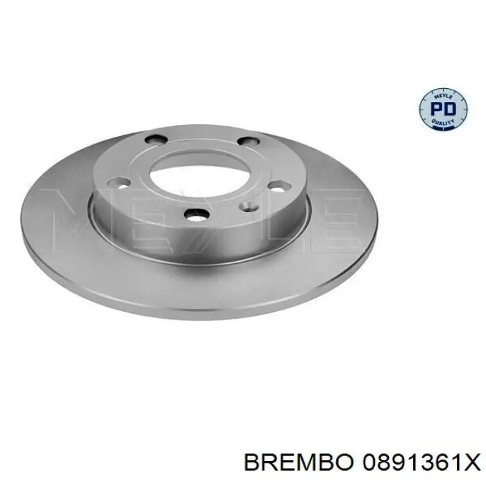 Comprar 0891361X Brembo Disco de freno trasero