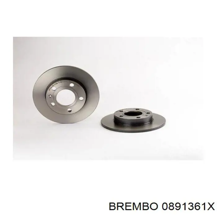 0891361X Brembo Freno de disco trasero