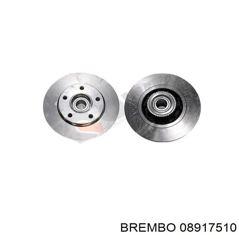 Disco de freno trasero Brembo 08917510 precio, desde 36,63 EUR
