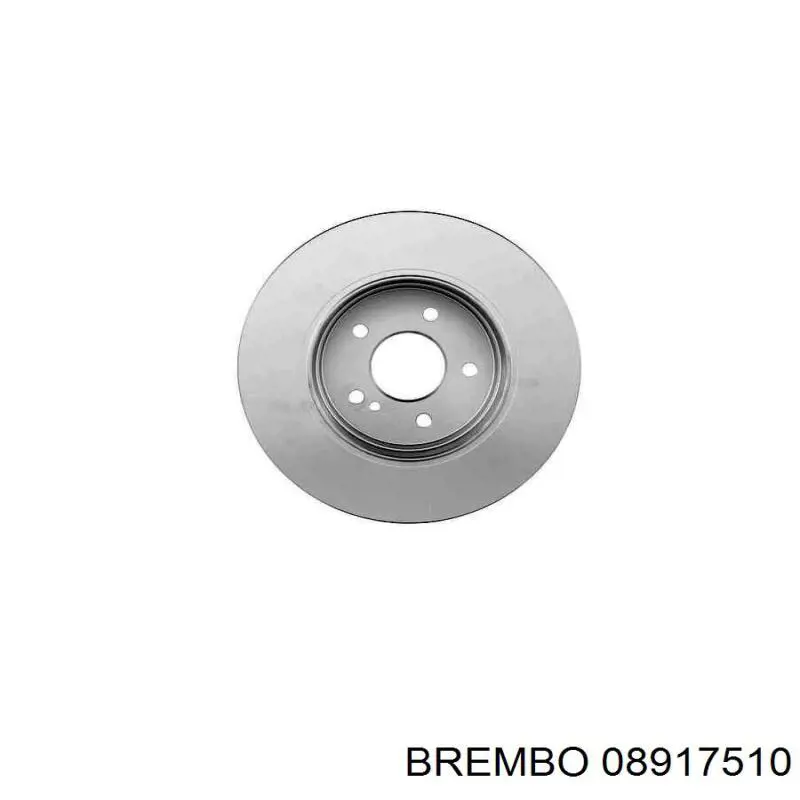 Comprar 08917510 Brembo Disco de freno trasero